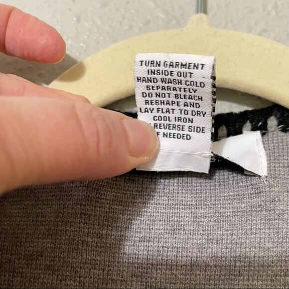 Magaschoni Grey Open Front Long Line Cardigan Sweater Duster Womens M Coatigan - Picture 6 of 8